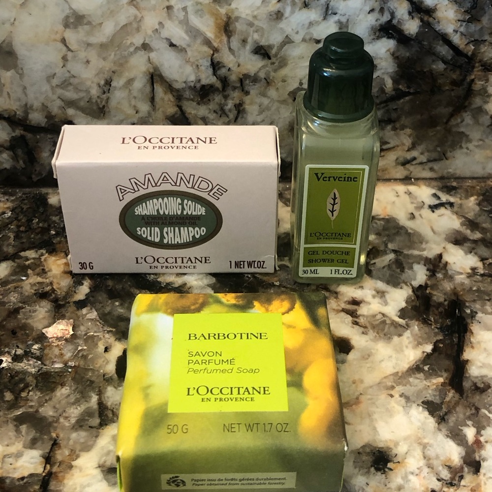 3pc L'Occitane Amande Travel Size Bundle Set